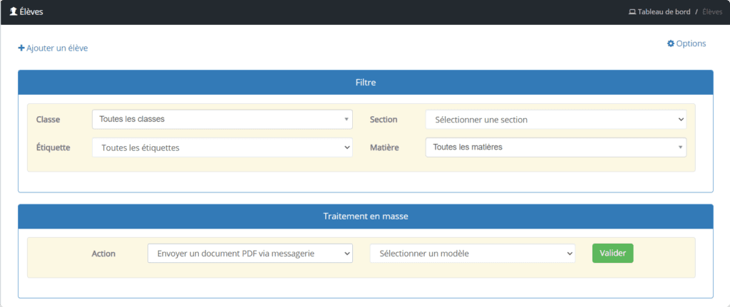 Envoie de notification pour les documents en ligne