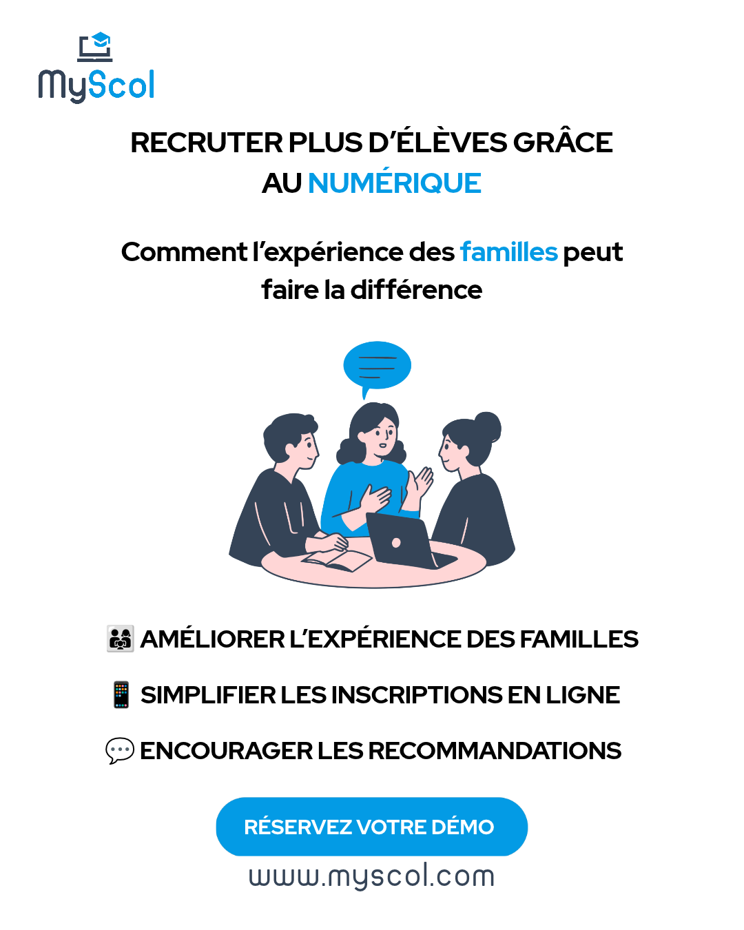 Recruter Élèves École Privée Numérique : Guide MyScol 2026